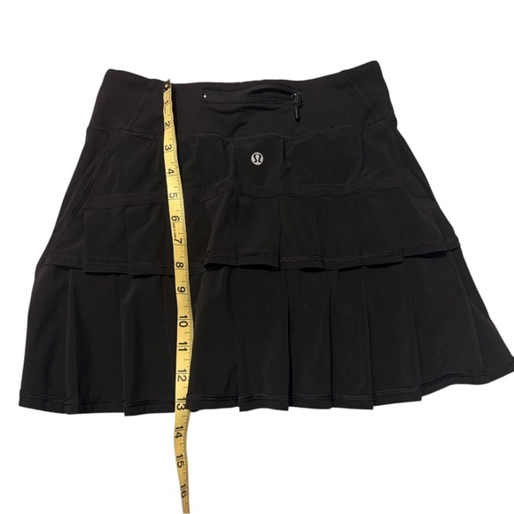 Lululemon Run: Pace Setter Skirt Black Sz 2 Original $58 Excellent Comdition - Picture 11 of 11